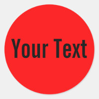 ONLY COLOR | fire red + your text