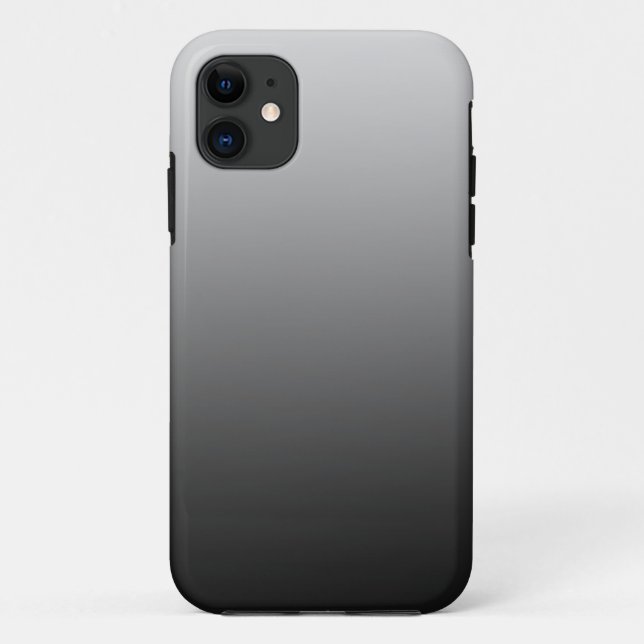 ONLY COLOR gradients - black grey Case-Mate iPhone Case (Back)