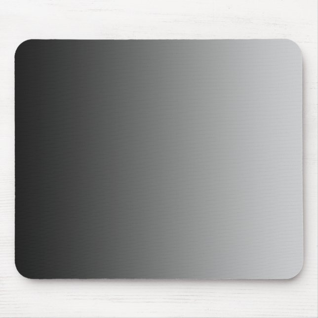 ONLY COLOR gradients - black grey Mouse Mat (Front)