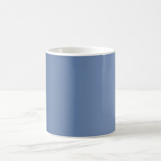 ONLY COLOR gradients - blue Coffee Mug (Center)
