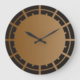 ONLY COLOR gradients brown - ring clock face black