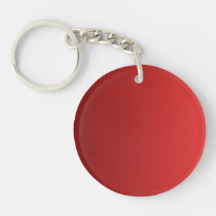 ONLY COLOR gradients - fire red Key Ring