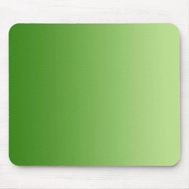 ONLY COLOR gradients - green Mouse Mat (Front)