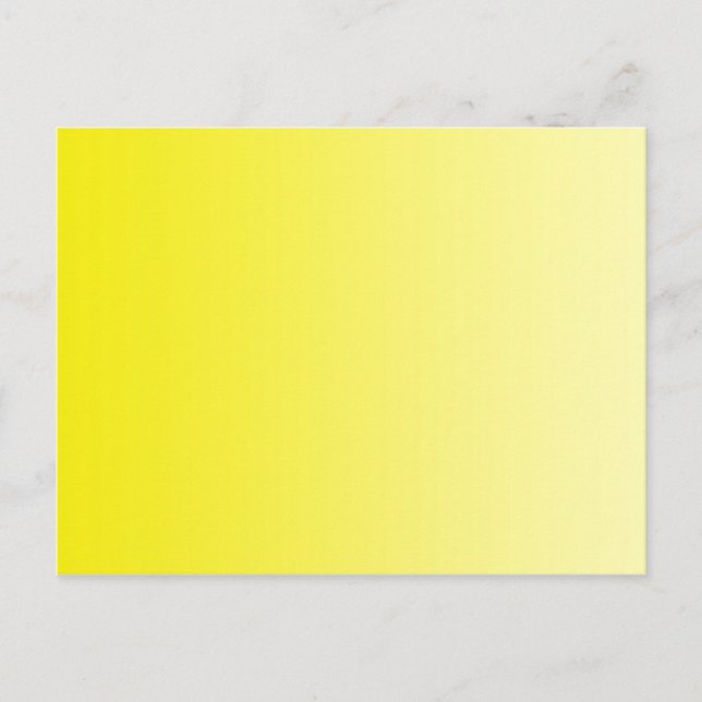ONLY COLOR gradients - lemon Postcard (Front)
