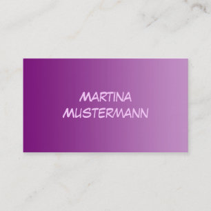 ONLY COLOR gradients - magenta Business Card