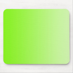 ONLY COLOR gradients - neon green Mouse Mat
