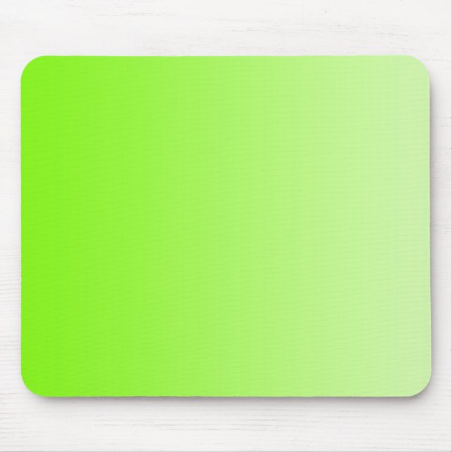 ONLY COLOR gradients - neon green Mouse Mat (Front)