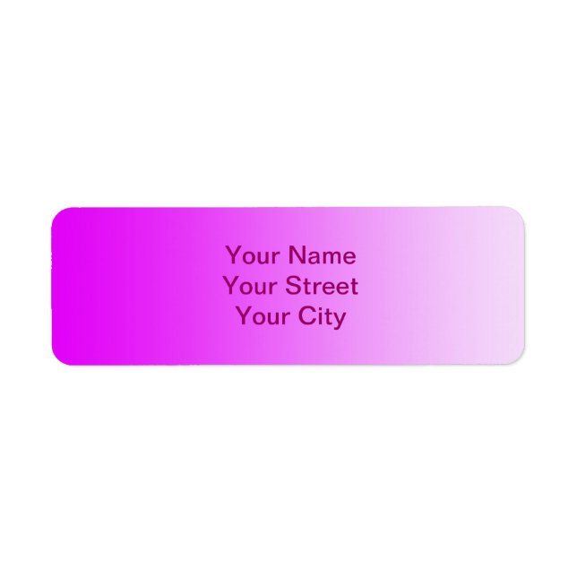 ONLY COLOR gradients - neon pink (Front)