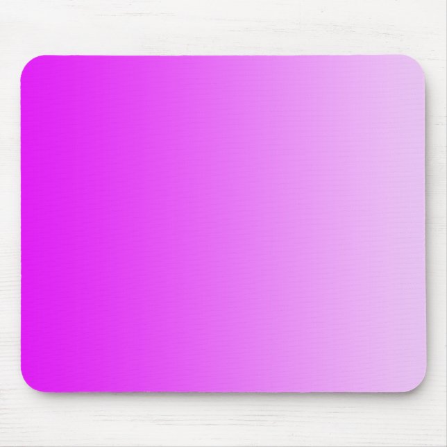ONLY COLOR gradients - neon pink Mouse Mat (Front)