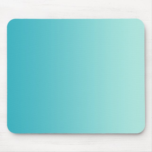 ONLY COLOR gradients - ocean blue Mouse Mat (Front)