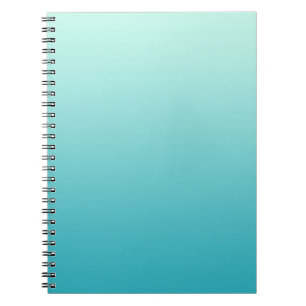 ONLY COLOR gradients - ocean blue Notebook