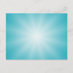 ONLY COLOR gradients - ocean blue Star Postcard