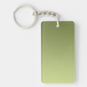 ONLY COLOR gradients - olive green Key Ring