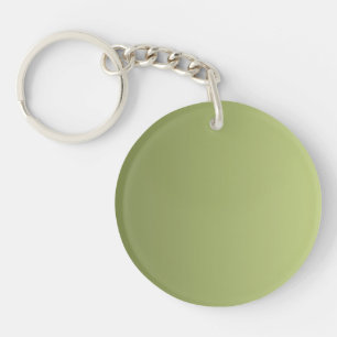 ONLY COLOR gradients - olive green Key Ring