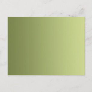ONLY COLOR gradients - olive green Postcard
