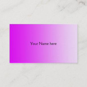 ONLY COLOR gradients - pink rosa Business Card