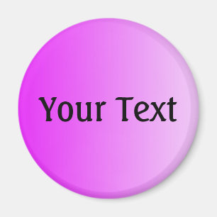 ONLY COLOR gradients pink + your text Magnet
