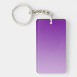 ONLY COLOR gradients - purple Key Ring