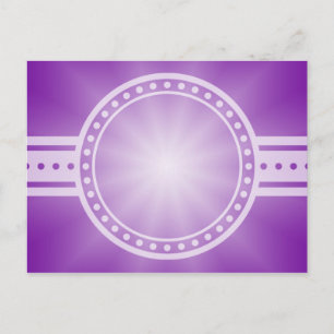 ONLY COLOR gradients - purple Star Postcard