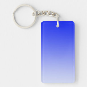 ONLY COLOR gradients - royal blue Key Ring
