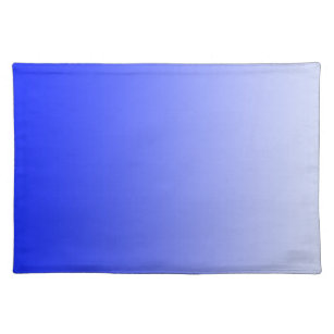 ONLY COLOR gradients - royal blue Placemat