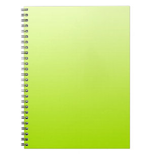 ONLY COLOR gradients - spring green Notebook