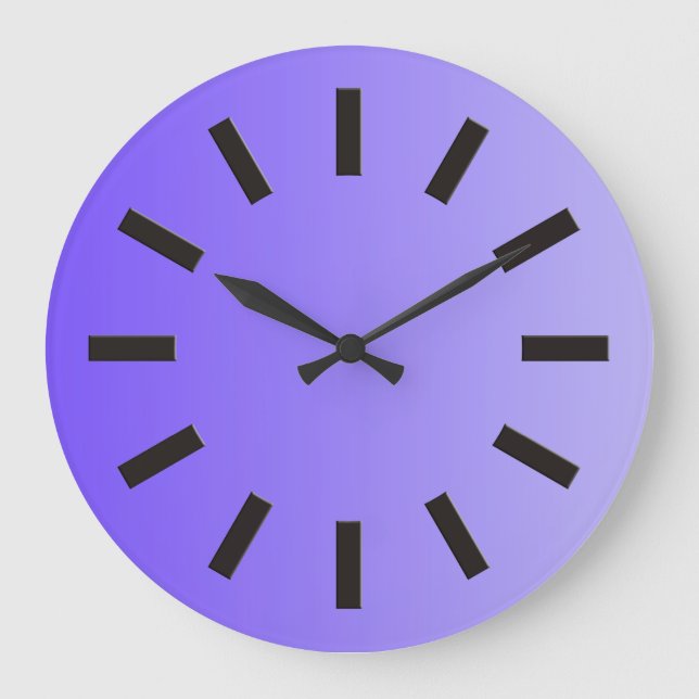 ONLY COLOR gradients - violet + clock face I (Front)
