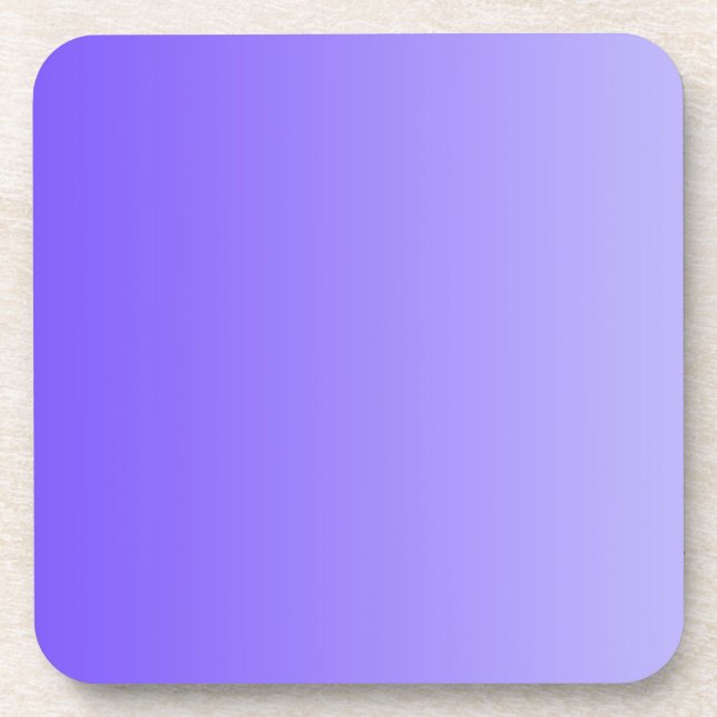 ONLY COLOR gradients - violet Coaster (Front)