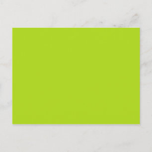 ONLY COLOR - light green Postcard