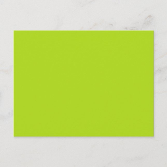 ONLY COLOR - light green Postcard (Front)