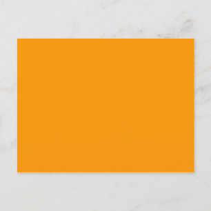 ONLY COLOR - orange Postcard