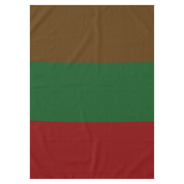 ONLY COLOR pattern dark red brown + your backgr. Tablecloth (Front)