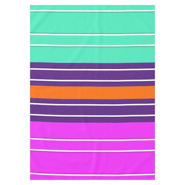 ONLY COLOR pattern mint pink + your backgr. Tablecloth (Front)