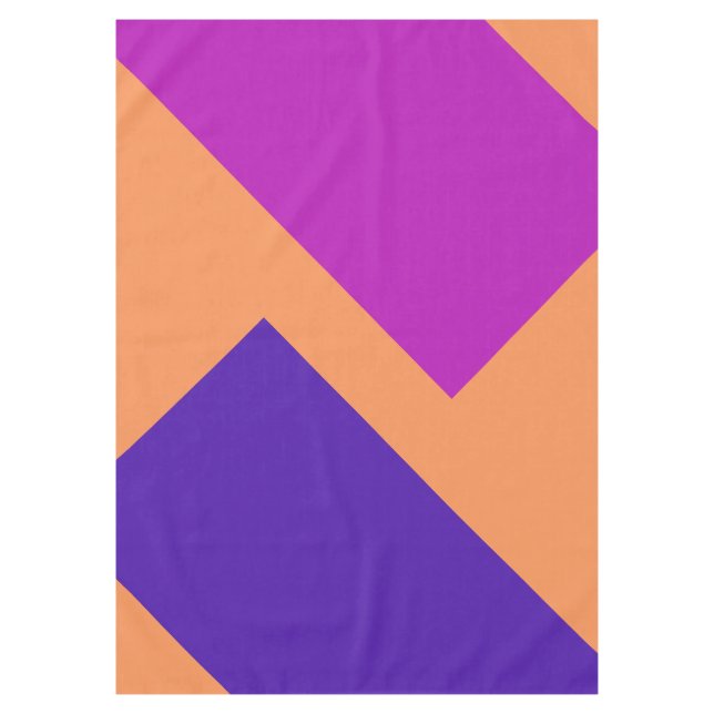 ONLY COLOR pattern violet magenta + your backgr. Tablecloth (Front)