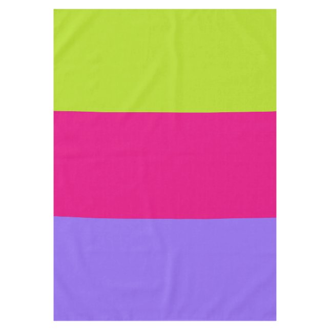 ONLY COLOR pattern + your background Tablecloth (Front)