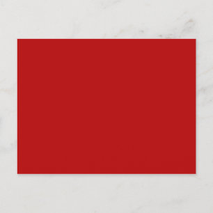 ONLY COLOR - red Postcard