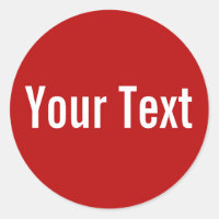 ONLY COLOR | red + your text