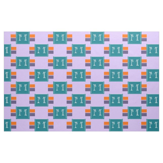 ONLY COLOR STRIPES - coloured + your monogram Fabric (Yard)