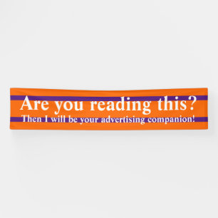 ONLY COLOR STRIPES - orange + your backg. Banner