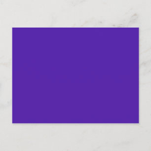 ONLY COLOR - violet Postcard