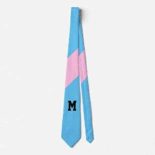 Only Colour Back. - diagonal light pink + your ide Tie