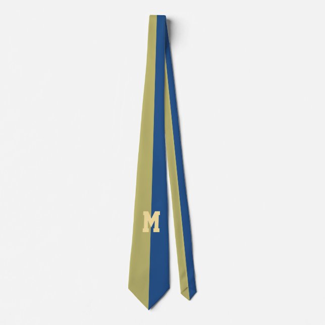 Only Colour Background - 1/2 khaki + your ideas Tie (Front)