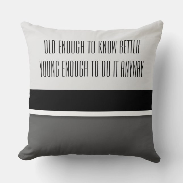 Only Colour Background - grey + your ideas Cushion (Front)