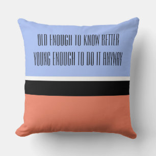 Only Colour Background - light blue + your ideas Cushion