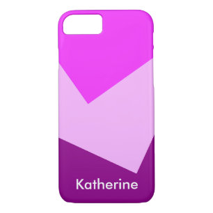 Only Colour Background - pink magenta + your ideas iPhone 8/7 Case