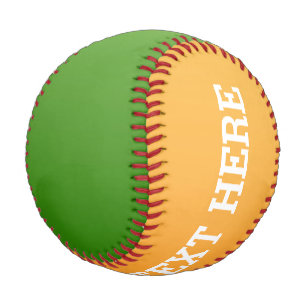 Only Colour gradients - orange & green Baseball
