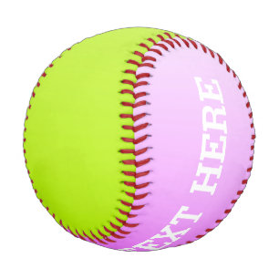 Only Colour gradients - spring green & pink Baseball