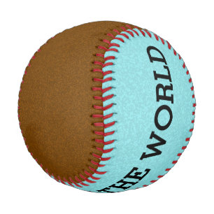 Only Colour splatter - cyan & dark brown Baseball