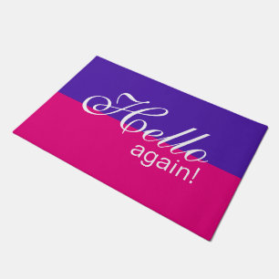 Only Colour violet + your background & ideas Doormat