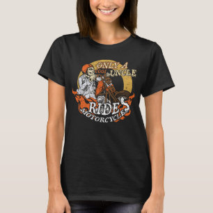 Only Cool Uncle Rides Motorcycles  Father's Day T-Shirt